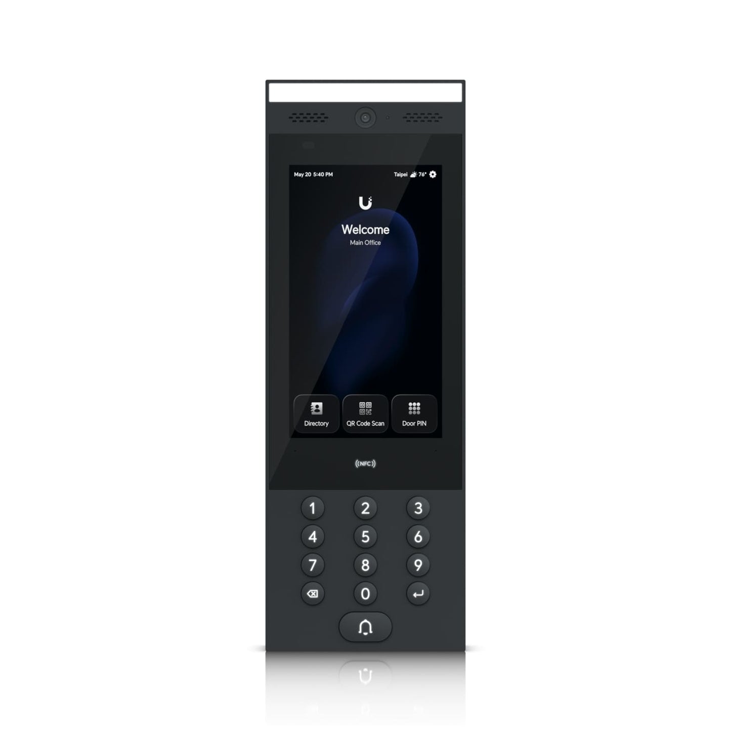 Ubiquiti G3 Intercom, Indoor/Outdoor Intercom Terminal For Managing Residential & Commercial Building Entry Requests With Touch Pass Support, UA-G3-Intercom