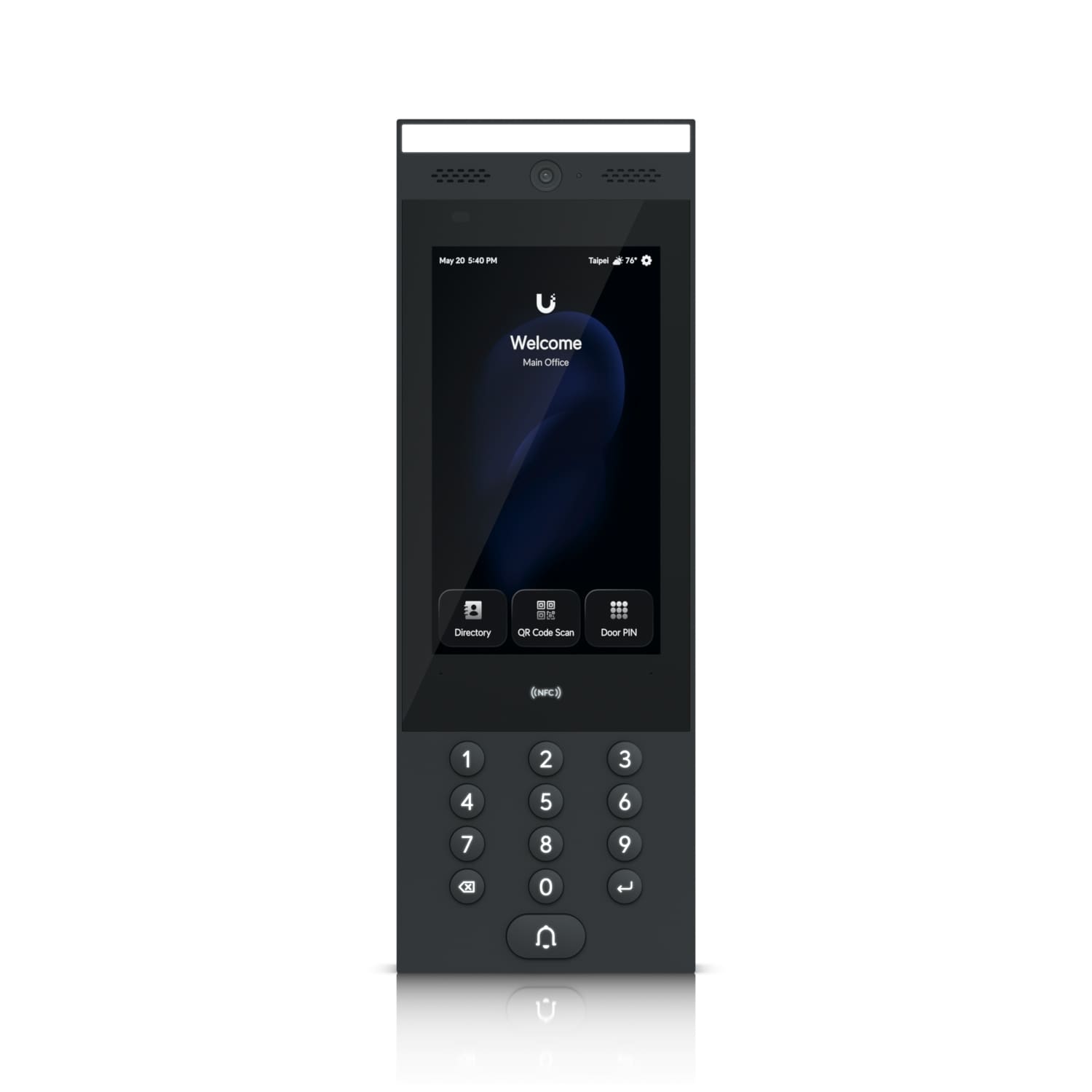 Ubiquiti G3 Intercom, Indoor/Outdoor Intercom Terminal For Managing Residential & Commercial Building Entry Requests With Touch Pass Support, UA-G3-Intercom