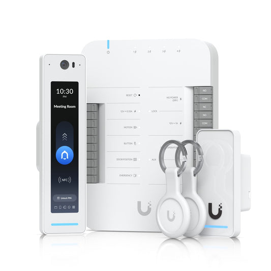 Ubiquiti G3 Starter Kit Pro, Provides Complete Entry &Exit Control For Single Door With 2 Readers &Apple Touch Pass Support, UA-G3-SK-Pro