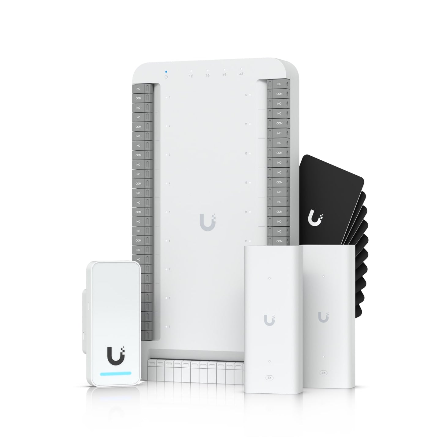 Ubiquiti Elevator Starter Kit, PoE++ , Up/Down/Stop/Full/Door Open, Close/5 Car Position,1 Emergency, Floor Selection Up18 flooors, UA-SK-Elevator