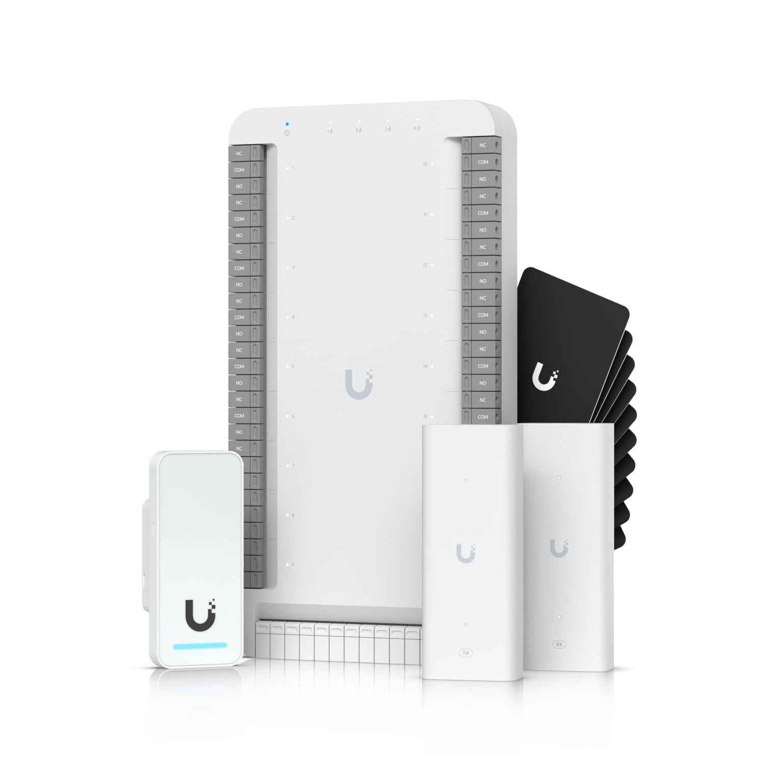 Ubiquiti Elevator Starter Kit, PoE++ , Up/Down/Stop/Full/Door Open, Close/5 Car Position,1 Emergency, Floor Selection Up18 flooors, UA-SK-Elevator