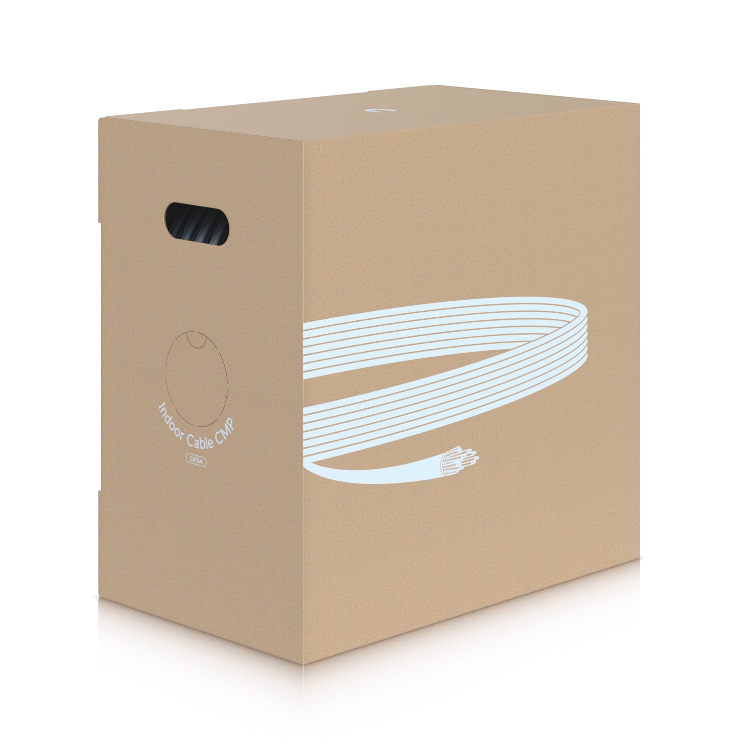 Ubiquiti UniFi Indoor Cable Cat6A CMP, Category 6A Ethernet Cable, High-Speed Deployments In Environments, Require Plenum-Rated Cabling, UACC-Cable-C6A-CMP