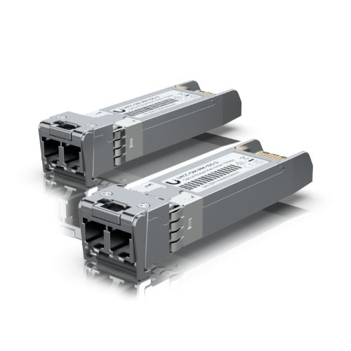 Ubiquiti UFiber 10Gbps Multi-Mode Optical Module, SFP+, 2-Pack(2 Connectors ), Duplex LC connector, Connection up to 300 m, UACC-OM-MM-10G-D-2