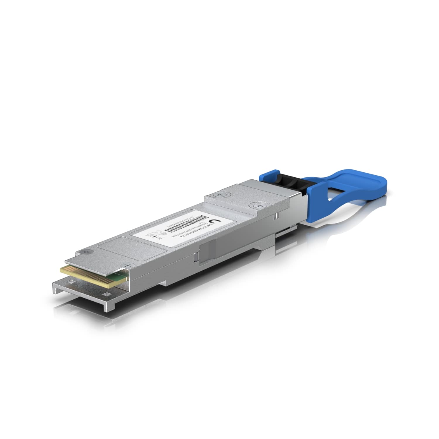 Ubiquiti 100G LR4 Single-Mode Optical Module, QSFP28 Transceiver, Supports 100G Connections, 10 Km Using Single-Mode Fiber, Duplex LC UPC Connector., UACC-OM-QSFP28-LR4