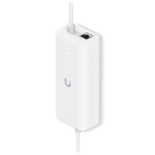 Ubiquiti PoE Integrated AC Adapter, AC Adapter With Integrated PoE, Enabling UniFi Cloud Gateway Device To Support PoE Output On A Single Port, UACC-PoE+-USBC