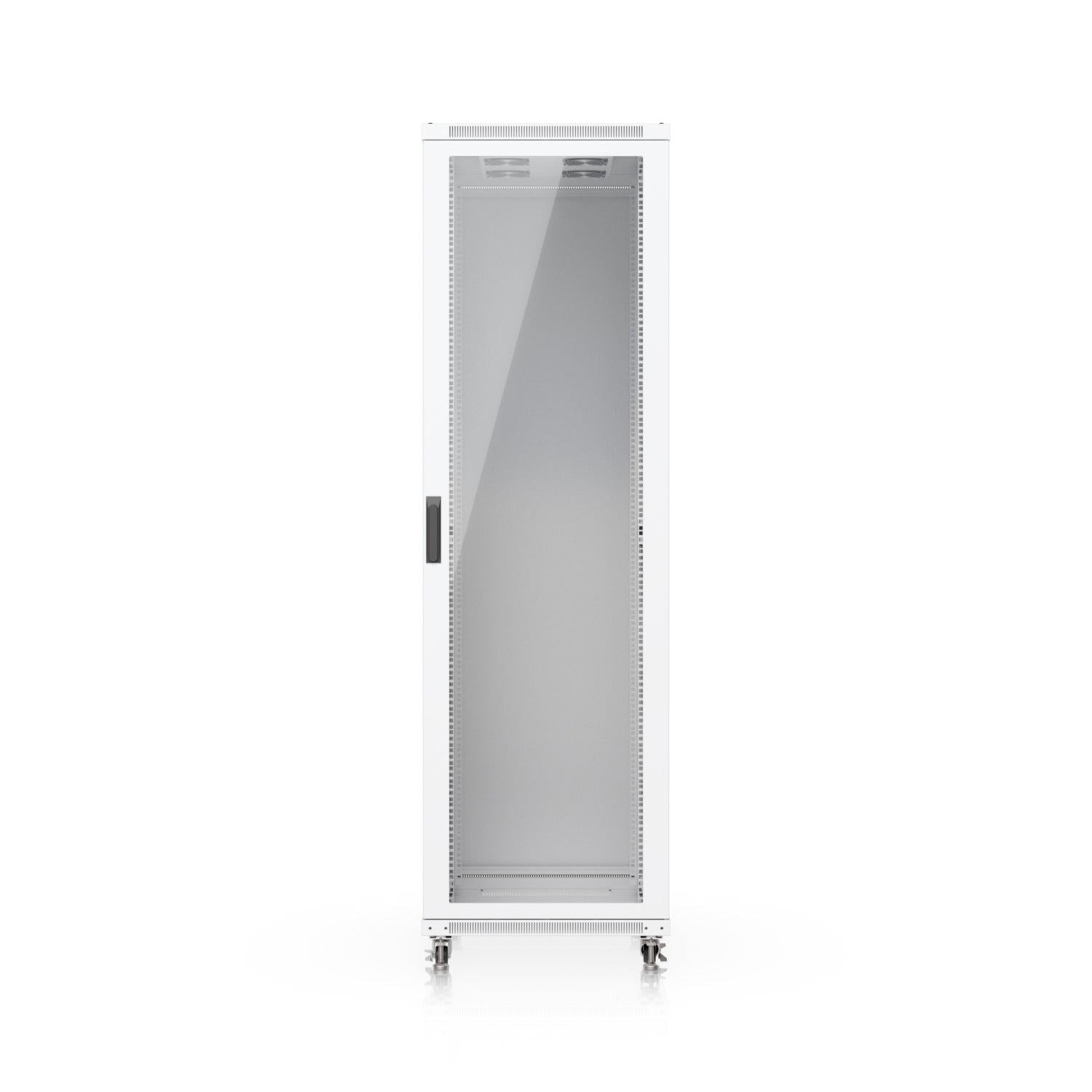 Ubiquiti 42U Rack Cabinet,Fully Assembled Floor Rack,Built-In Fans,Removable Panels,Lockable Casters,Optimal Airflow,Heavy-Duty,Easy Equipment Access., UACC-Rack-42U-1000-G