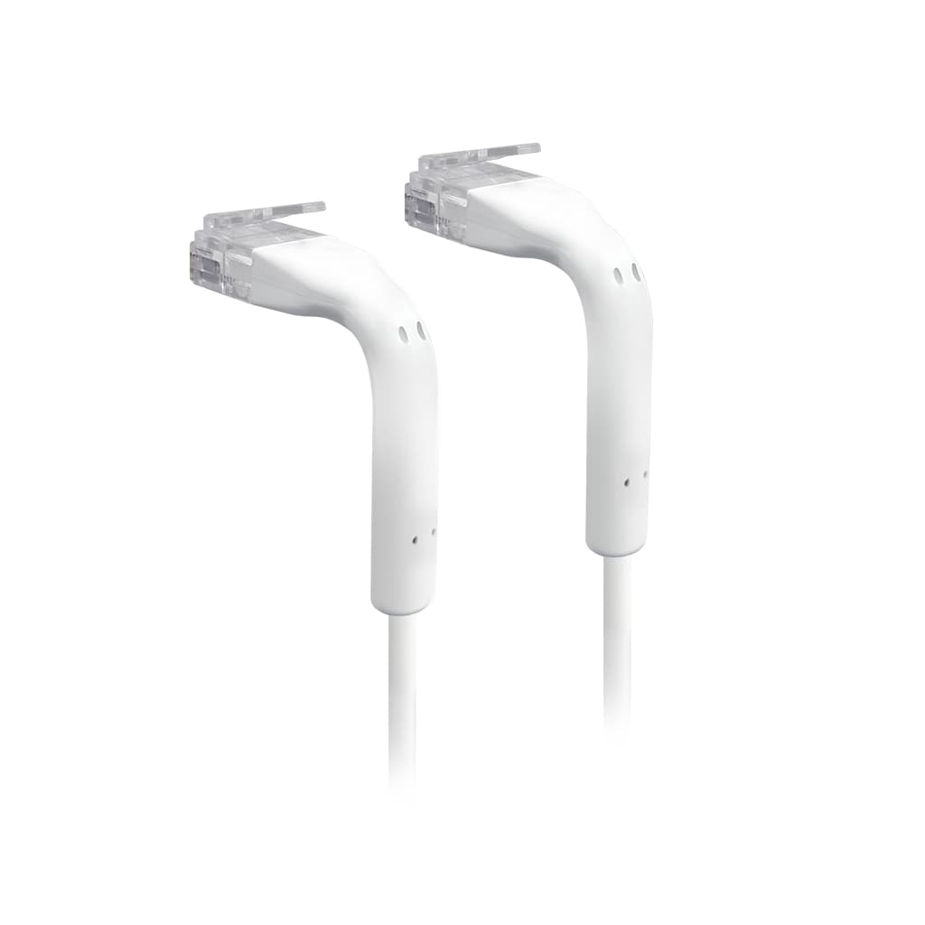 Ubiquiti UniFi Patch Cable, Length 0.3m, White, Ultra-Thin Patch Cable With GbE Support And Flexible, Bendable Boots For Enhanced Installati., U-Cable-Patch-0.3M-RJ45