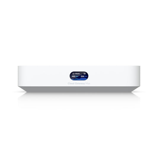 Ubiquiti Cloud Gateway Max, Compact 2.5G With 30+ UniFi device/300+ Client Support, 1.5 Gbps IPS Routing, 512GB NVMe SSD Included, UCG-Max