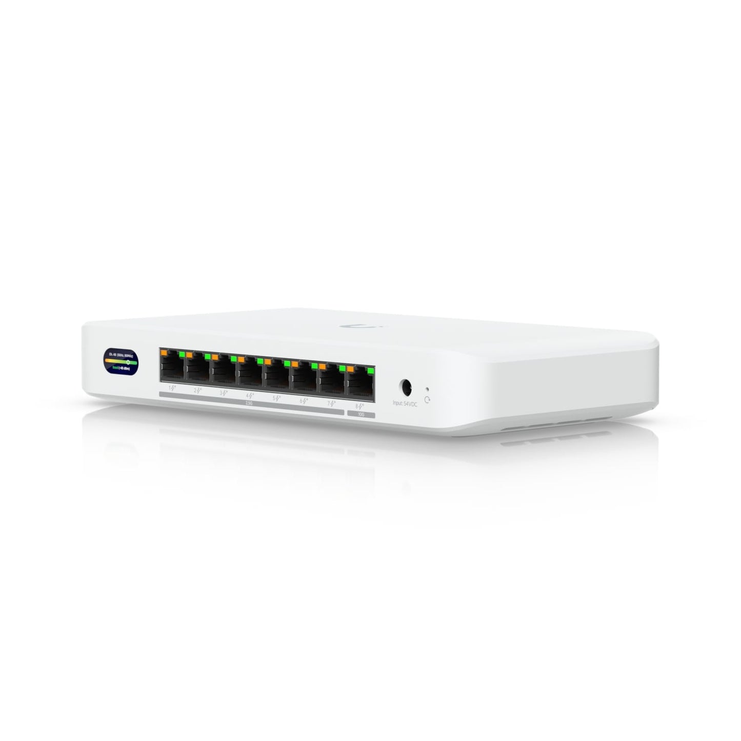 Ubiquiti Device Bridge Switch, Compact PoE+ Switch* (1) 10 GbE Port, (7) 2.5 GbE Ports, 6 GHz, WiFi 7 Integration, Seamless, High-Capacity,UniFi WiFi., UDB-Switch