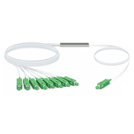 Ubiquiti UFiber Gigabit Passive Optical Network Splitter 1:8, For Use With UFiber OLT Solutions, Terminated With SC/APC Connector,, UF-SPLITTER-8