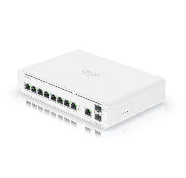 Ubiquiti UISP Host Console,Integrated Switch & Multi-gigabit Ethernet Gateway, (9) GbE RJ45 ports, (2) 10G SFP+ ports, Up 8,500 Mbps,, UISP-Console
