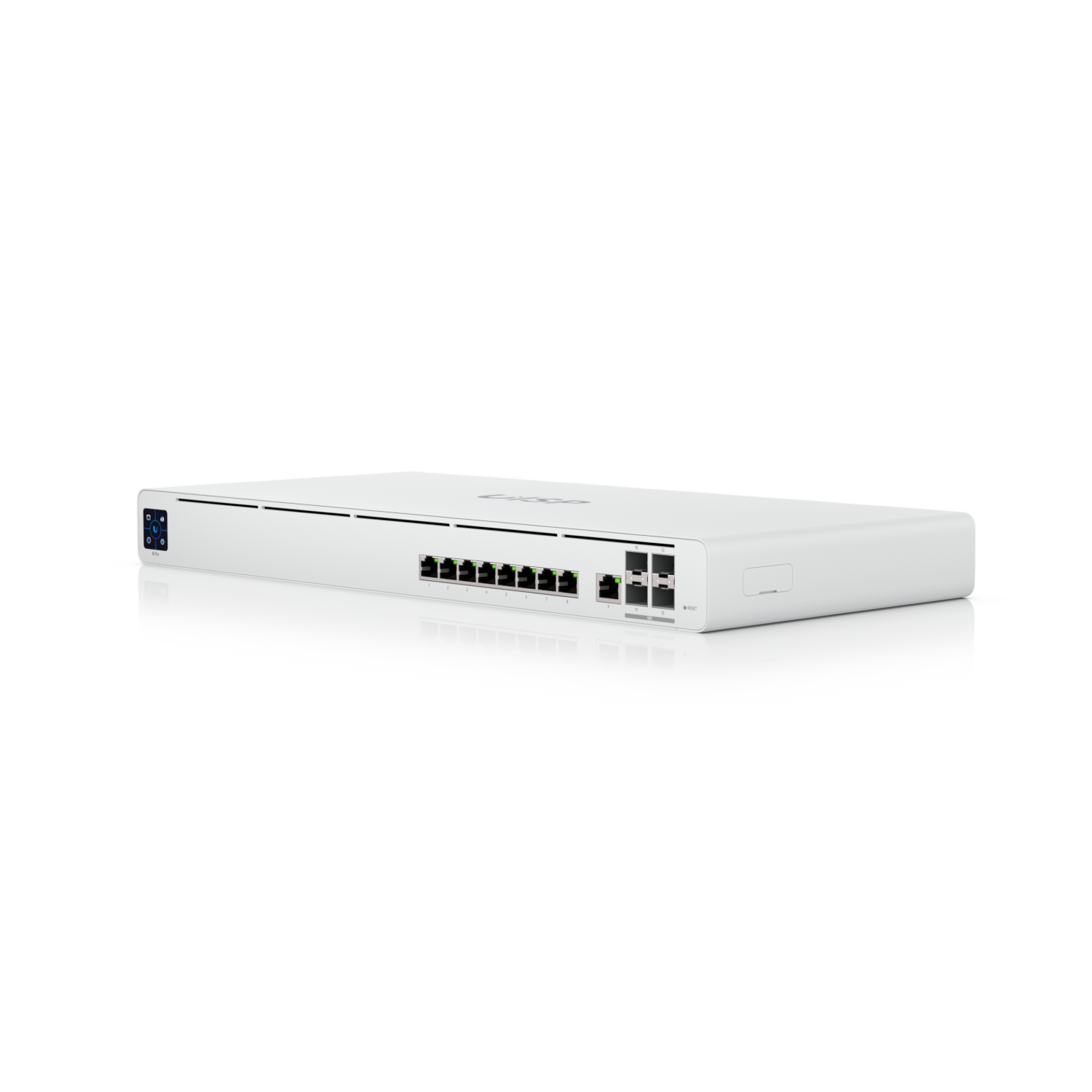 Ubiquiti UISP Router Professional, (9) GbE RJ45 ports, (4) 10G SFP+ ports, Integrated Layer 2 Switch, Up to 9,500 Mbps NAT Throughput,, UISP-R-Pro