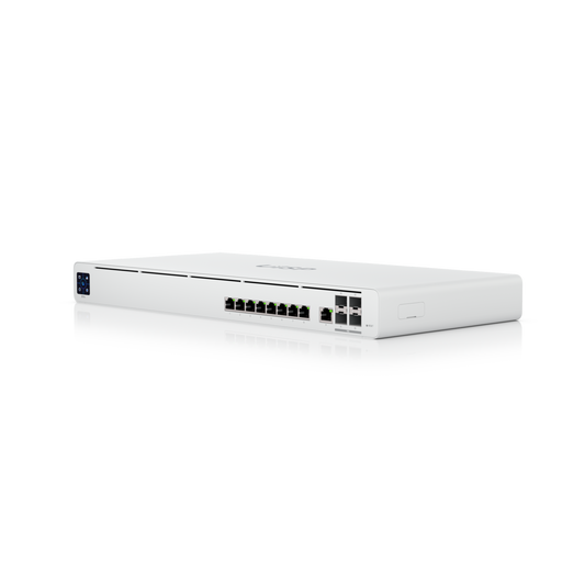 Ubiquiti UISP Router Professional, (9) GbE RJ45 ports, (4) 10G SFP+ ports, Integrated Layer 2 Switch, Up to 9,500 Mbps NAT Throughput,, UISP-R-Pro