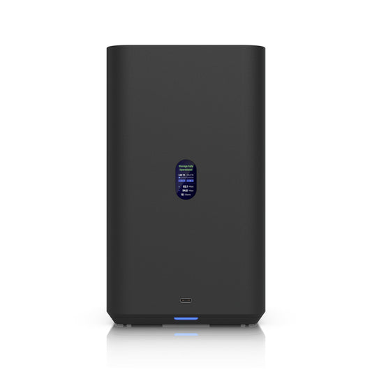 Ubiquiti UNAS 2, Black, UniFi Network Attached Storage (2)3.5' HDD Bays, 2.5 GbE Networking, USB-C Connectivity, PoE++ Adapter, All In Compact Foot.