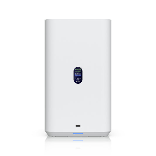 Ubiquiti UNAS 2, White, UniFi Network Attached Storage (2) 3.5' HDD Bays, 2.5 GbE Networking, USB-C Connectivity, Included PoE++ Adapter, Compact Foot, UNAS-2-W