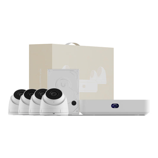 Ubiquiti Network Video Recorder Instant Kit, Compact UniFi Protect NVR Kit, (1)UniFi Protect NVR Instant, (4)G5 Turret Ultra Cam(1)1TB HDD, Fast Setup, UNVR-Instant-Kit