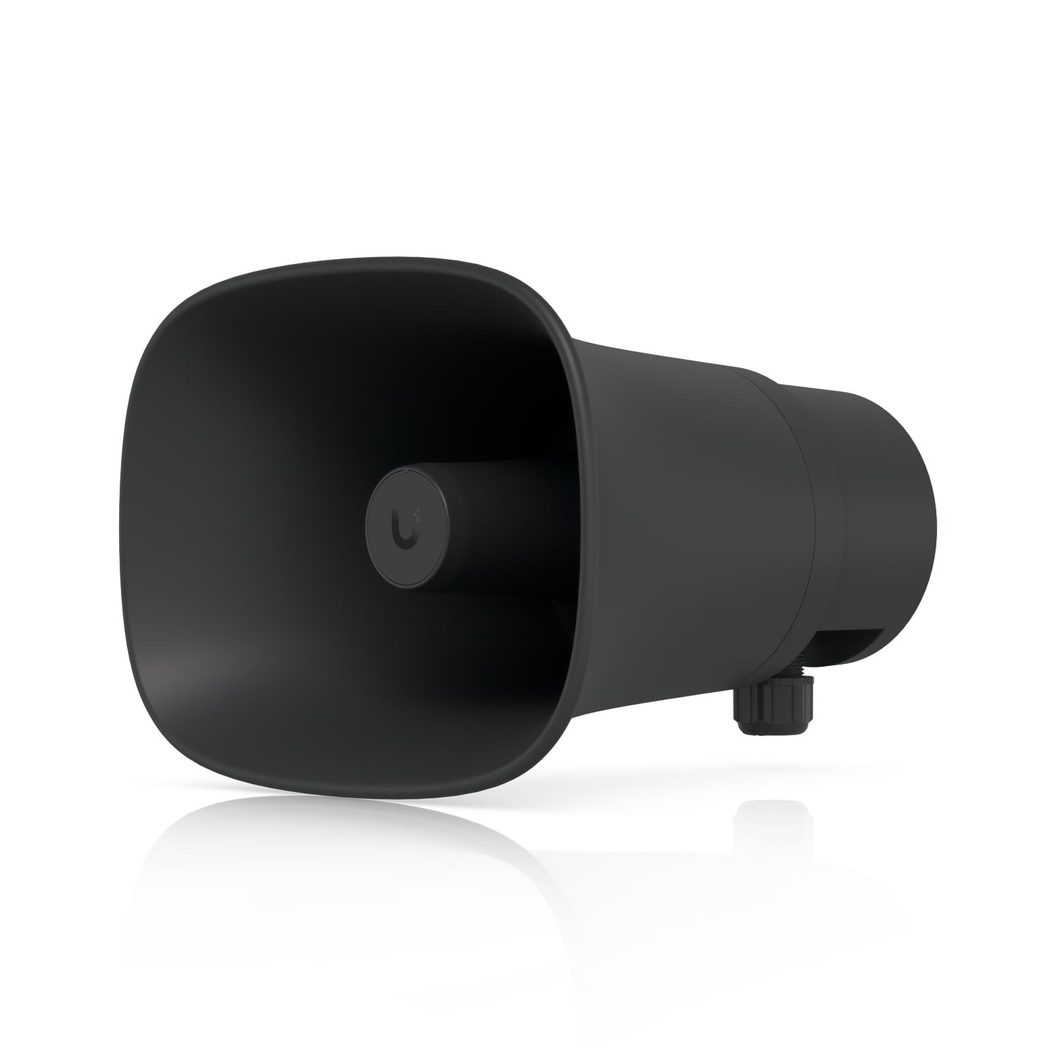 Ubiquiti AI Horn Speaker, Black,All-weather PoE 120 dB Horn Speaker With Advanced AI Alert Functionality&Versatile Wall, Corner,Pole Mounting Options, UP-AI-HORN-SPEAKER-B