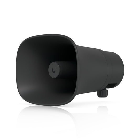 Ubiquiti AI Horn Speaker, Black,All-weather PoE 120 dB Horn Speaker With Advanced AI Alert Functionality&Versatile Wall, Corner,Pole Mounting Options, UP-AI-HORN-SPEAKER-B