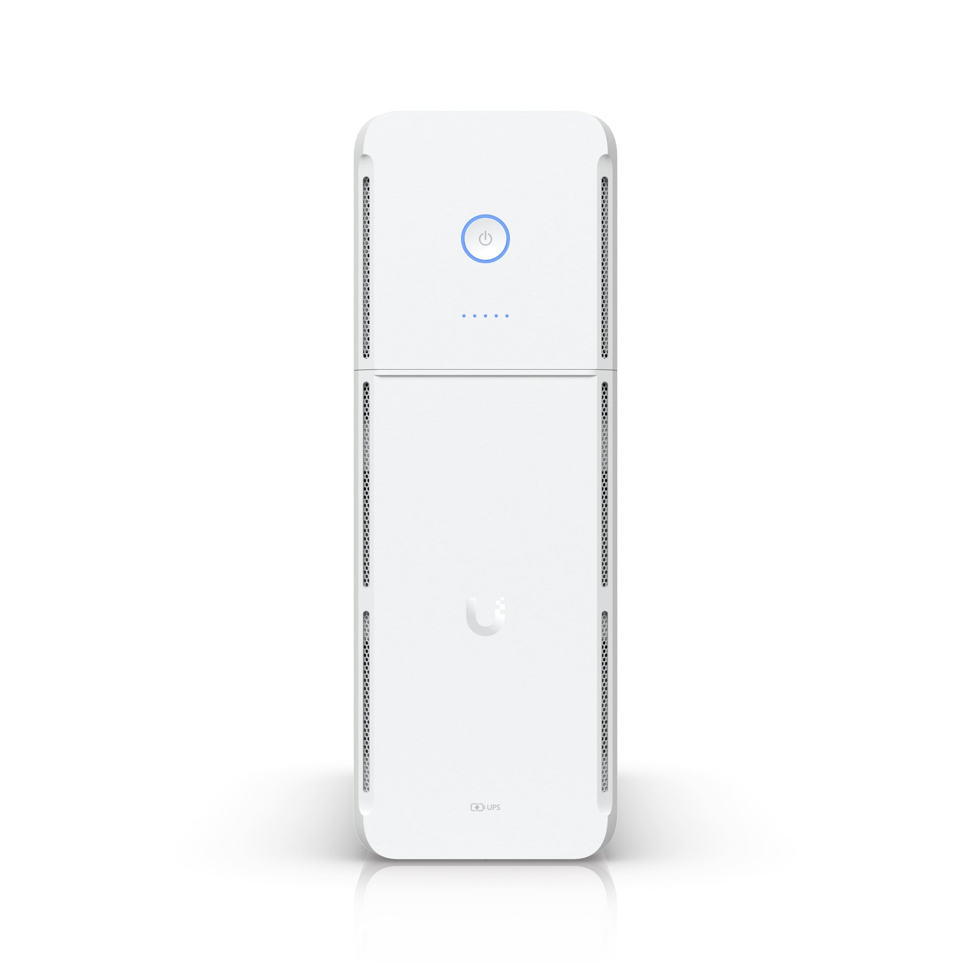 Ubiquiti UniFi UPS Tower, UniFi 1kVA Uninterruptible Power Supply,10 outlets, Swappable Battery, 108Wh, (300W) Runtime 7 minutes, UniFi Alarm Ready, UPS-Tower