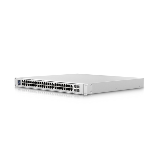 Ubiquiti Switch Enterprise 48-port PoE+ 48x2.5GbE Ports, For Wi-Fi 6 AP, 4x 10g SFP+ Ports For Uplinks, Managed Layer 3 Switch (720W),, USW-Enterprise-48-PoE