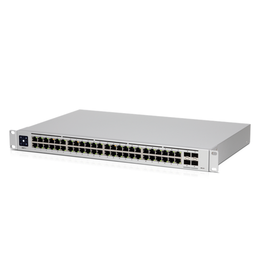 Ubiquiti UniFi 48-Port Managed Gigabit Layer2 & Layer3 Switch - 48x Gigabit Ethernet Ports, 4x SFP+ Ports - Touch Display - GEN2,, USW-PRO-48
