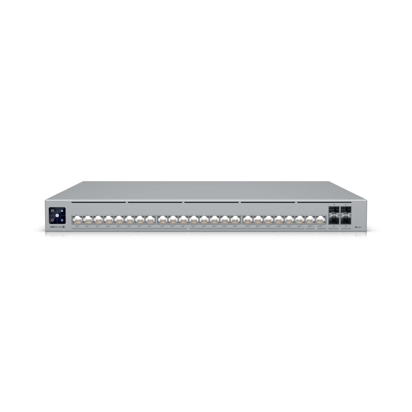 Ubiquiti Pro HD 24 PoE,Professional-grade, Layer 3 Etherlighting Switch, (2) 10 GbE PoE++, (22) 2.5 GbE PoE++, (4) 10G SFP+ Ports., USW-Pro-HD-24-PoE