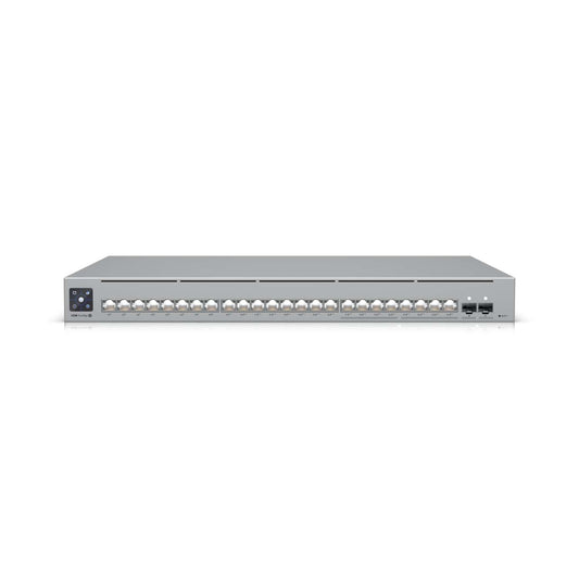 Ubiquiti UniFi Network, 24-Port, POE 400W, (8) 2.5GbEPoE++, (16) GbE Ports - (8) PoE+, (8) PoE++, (2)10G SFP+, Layer3, Rack Mount,, USW-Pro-Max-24-PoE