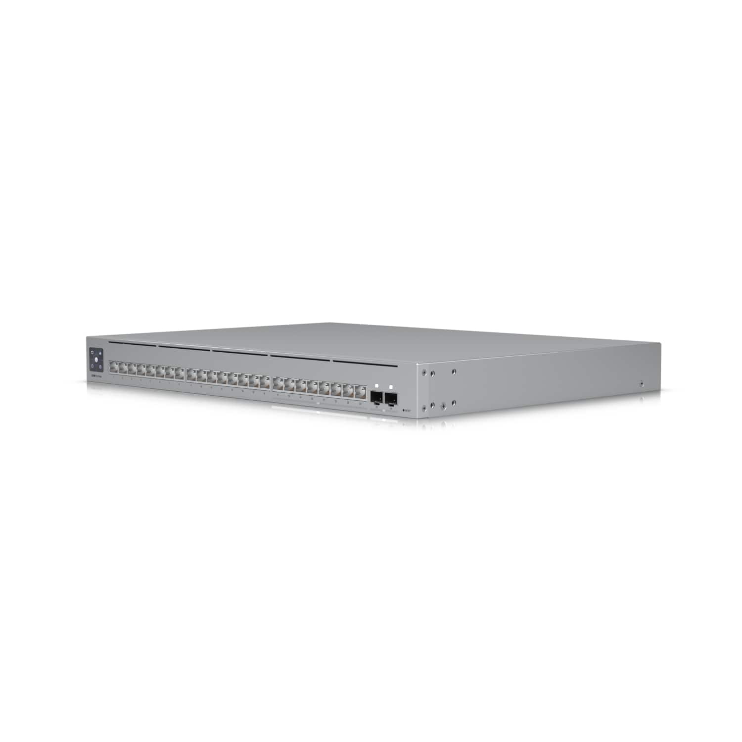 Ubiquiti Pro Max 24, 24-port, Layer 3 Etherlighting Switch, 2.5 GbE, 16 GbE RJ45 Ports, 16 GbE RJ45 2 10G SFP+, Throughput 56 Gbps,, USW-Pro-Max-24