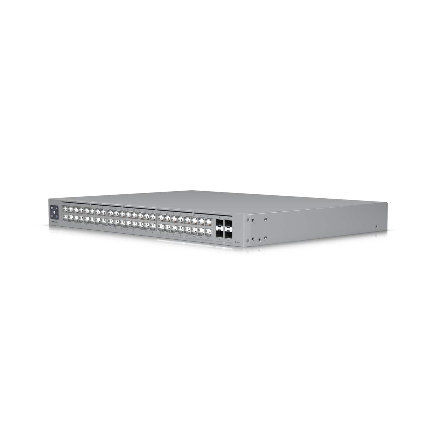 Ubiquiti Pro Max 48, 48-port, Layer 3 Etherlighting Switch, 2.5 GbE, 16 GbE RJ45 Ports, 32 GbE RJ45 , 4 10G SFP+, Throughput 112 Gbps,, USW-Pro-Max-48