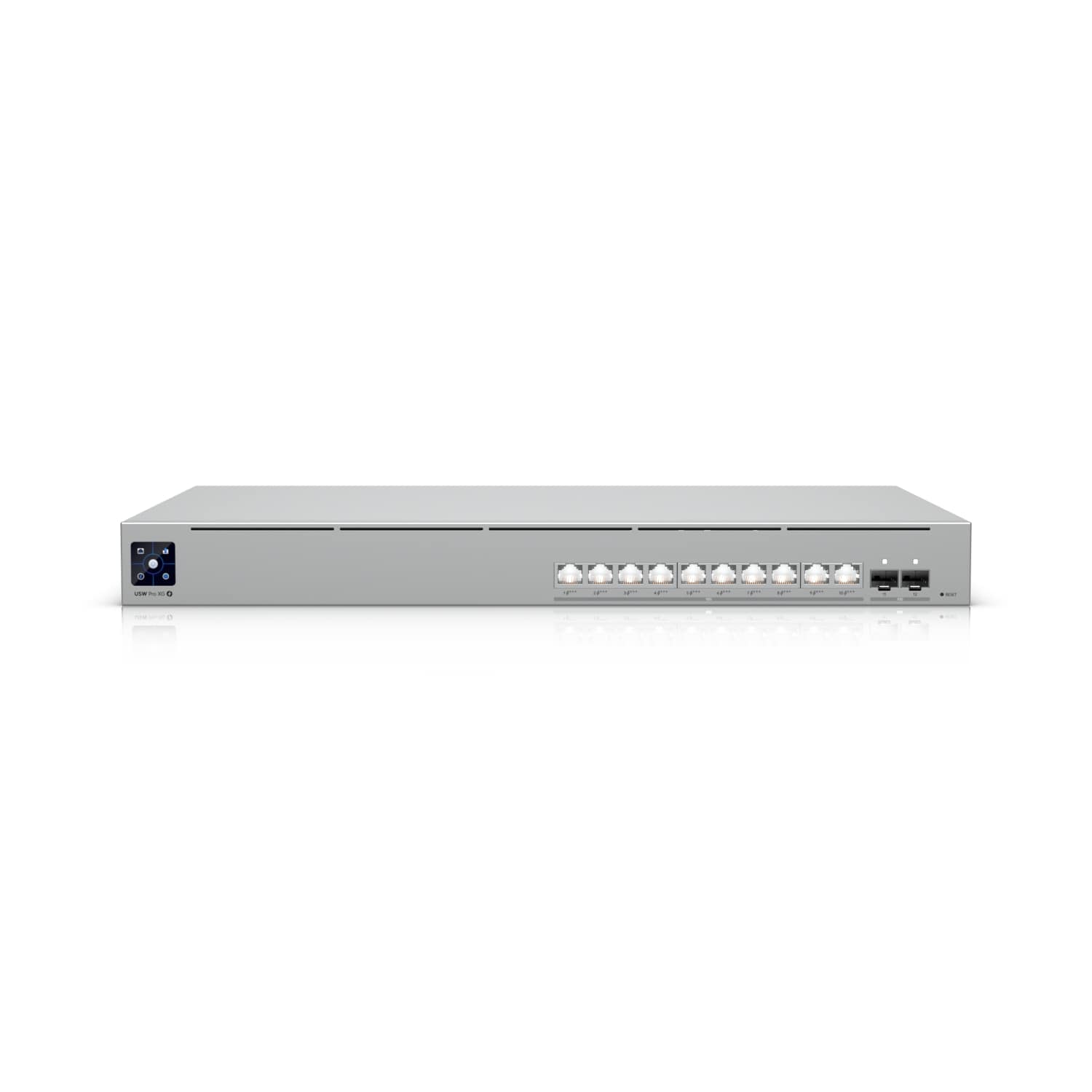 Ubiquiti Pro XG 10 PoE, 1U,Professional-grade 10-port, Layer 3 Etherlighting PoE+++ Switch,(10) 10 GbE and (2) 10G SFP+ Ports,, USW-Pro-XG-10-PoE