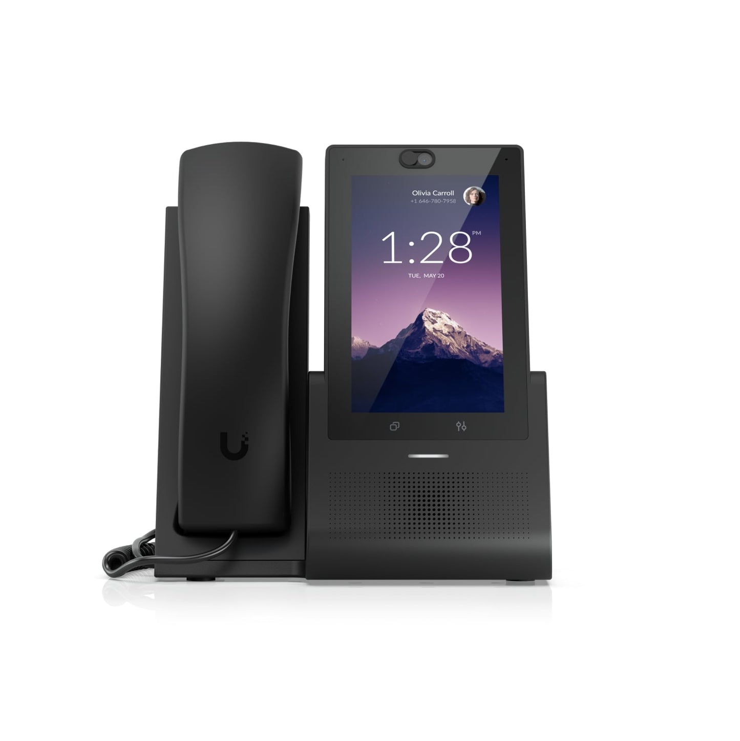 Ubiquiti UniFi Talk Phone Touch,Versatile Desktop Smartphone Eliminates,Learning Curve, 5 Touch Display, Bluetooth Support,PoE in,Black., UTP-TOUCH