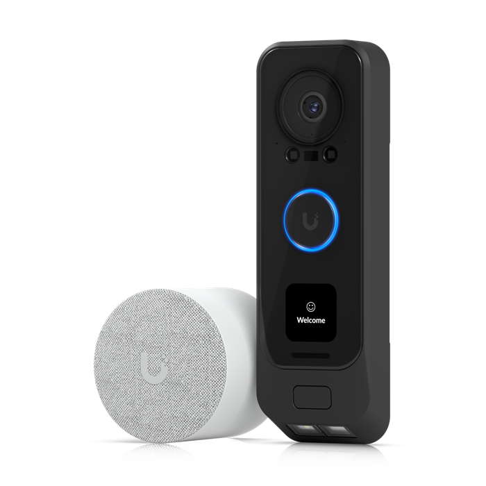 Ubiquiti UniFi Protect G4 Doorbell Pro PoE Kit,5MP CMOS Camera,Night Mode IR Up To 20ft, PoE Power, Includes PoE Chime, WeatherProof IPX4, UVC-G4 Doorbell Pro PoE Kit