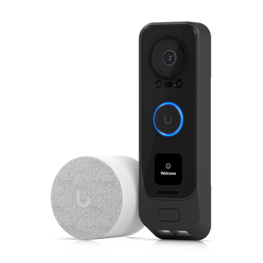 Ubiquiti UniFi Protect G4 Doorbell Pro PoE Kit,5MP CMOS Camera,Night Mode IR Up To 20ft, PoE Power, Includes PoE Chime, WeatherProof IPX4, UVC-G4 Doorbell Pro PoE Kit