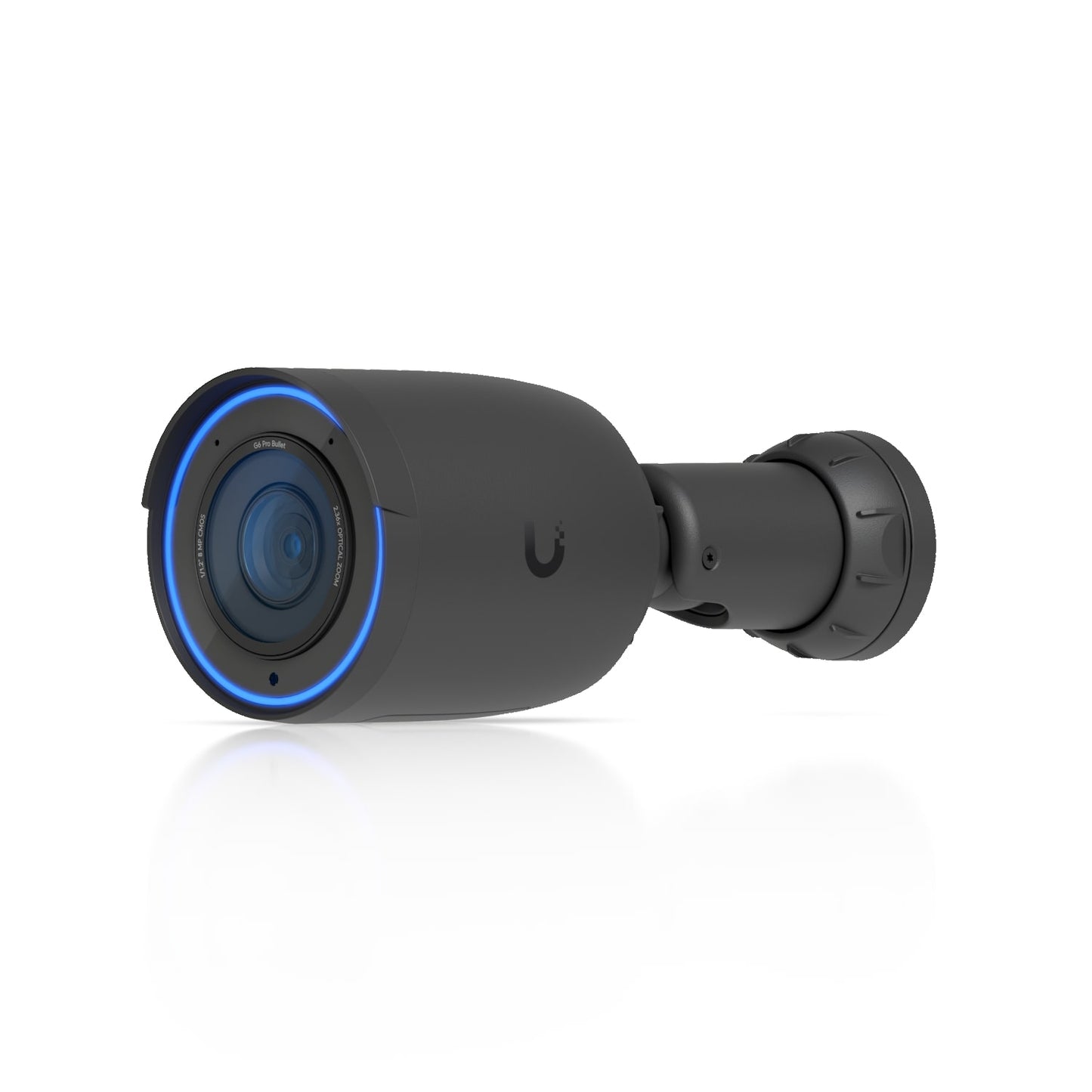 Ubiquiti G6 Pro Bullet,Black All-Weather 4K PoE+ Camera, Multi-TOPS AI Engine, 2.36x Optical Zoom, Large 1/1.2'CMOS Sensor, Long-Range IR Night Vision, UVC-G6-Pro-Bullet-B
