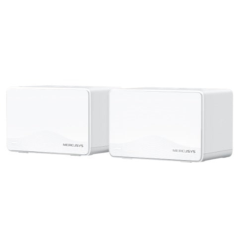 TP-LINK Mercusys Halo H25BE(2-pack) BE3600 Whole Home Mesh Wi-Fi 7 System, 460 m², 688 Mbps at 2.4 GHz, 2880 Mbps at 5 GHz, MLO, 4096-QAM, OFDMA, EHT160 on 5