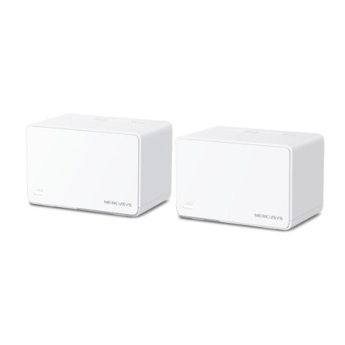 TP-LINK Mercusys Halo H80X(2-pack) AX3000 Whole Home Mesh Wi-Fi 6 System, 3000 Mbps Dual Band Wi-Fi, Up to 460 Square Meters, 574/2402 Mbps, MU-MIMO (WIFI6)