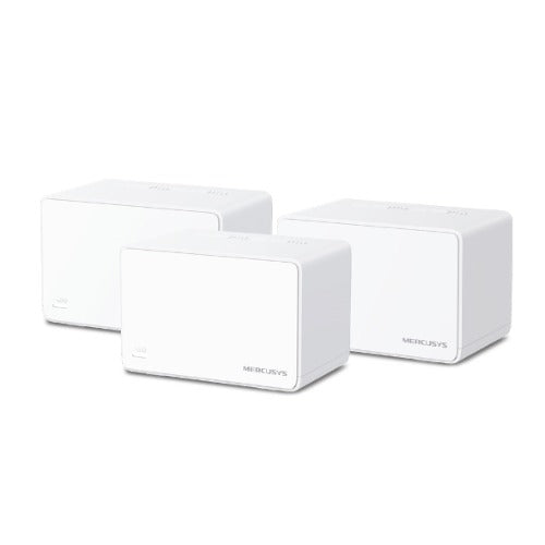 TP-LINK Mercusys Halo H80X(3-pack) AX3000 Whole Home Mesh Wi-Fi 6 System,3000 Mbps Dual Band Wi-Fi, Up to 650 Square Meters, 574/2402 Mbps, MU-MIMO (WIFI6)
