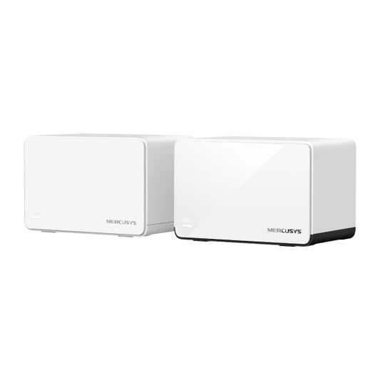 TP-LINK Mercusys Halo H85X(2-pack) AX3000 Whole Home Mesh Wi-Fi 6 System, 574 Mbps at 2.4 GHz, 2402 Mbps at 5 GHz