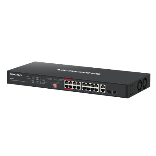 TP-LINK Mercusys MS120GP 20-Port Gigabit Rackmount Switch with 16-Port PoE+
