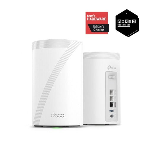 TP-Link Deco BE68 BE14000 Tri-Band Whole Home Mesh Wi-Fi 7 System (1-pack) 688 Mbps at 2.4 GHz + 4324 Mbps at 5 GHz + 8647 Mbps at 6 GHz, Deco BE68(1-pack)