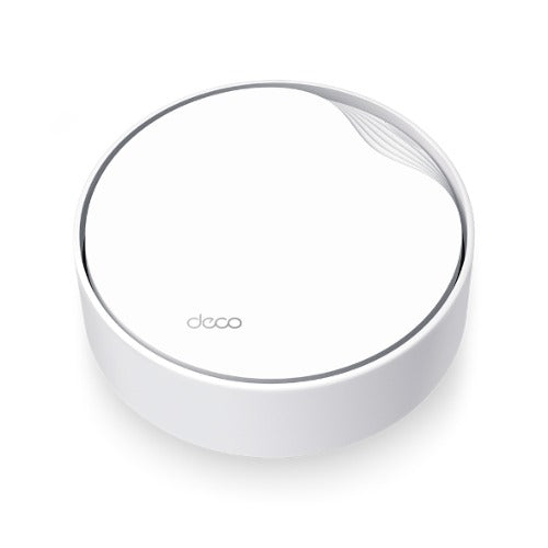 TP-Link Deco X50-PoE(1-pack) AX3000 Whole Home Mesh WiFi 6 System with PoE, 574 Mbps at 2.4 GHz + 2402 Mbps at 5 GHz, 4x Internal Antennas, 1x 2.5 Gi
