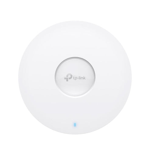 TP-Link EAP613 Omada AX1800 Ceiling Mount WiFi 6 Access Point, 574Mbps at 2.4 GHz + 1201 Mbps at 5 GHz, 2xInternal Antennas, MU-MIMO, Seamless Roami