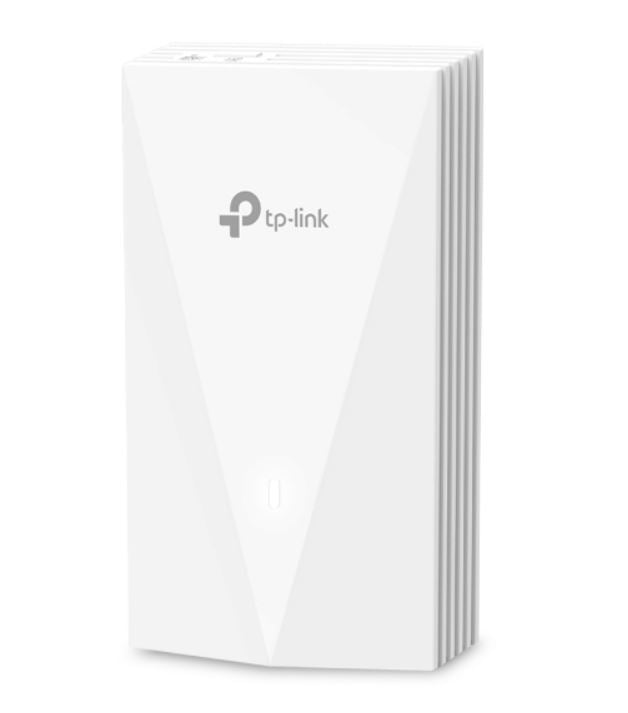 TP-Link EAP655-Wall Omada AX3000 Wall Plate WiFi 6 Access Point, 574Mbps at 2.4 GHz + 2402 Mbps at 5 GHz, 2x Internal Antennas