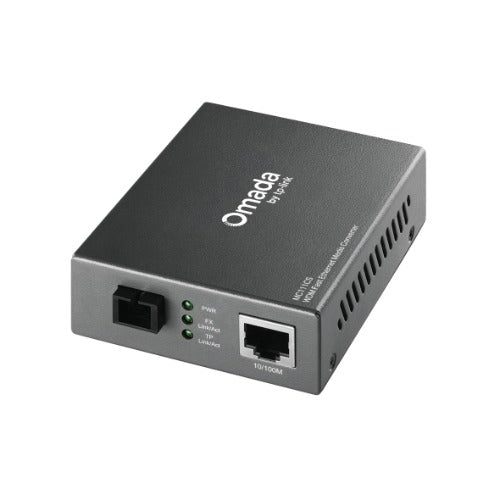 TP-Link MC111CS 10/100Mbps SC WDM Media Converter Monomode Simplex 10/100Base-TX, 100Base-FX standards Link Fault Passthrough and Far End Fault(LS)