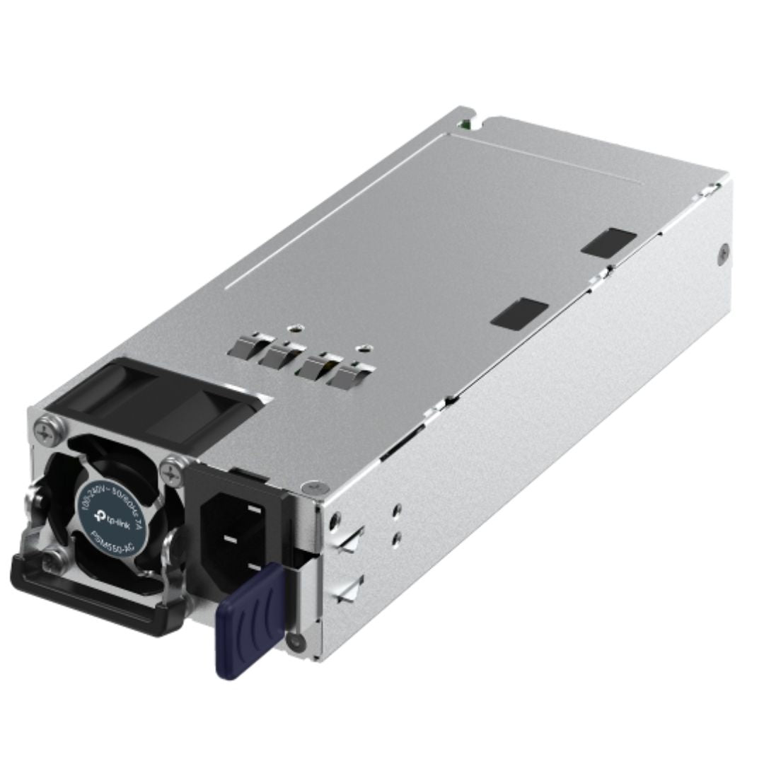 TP-Link PSM550-AC 550W AC Power Supply Module, Hot swappable power supply module, 100 V-240 V~ 50/60 Hz input, 12 VDC output, Suitable for full fiber