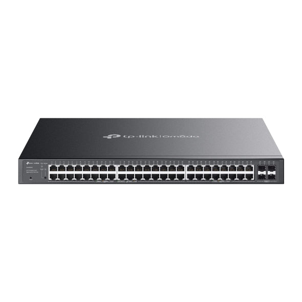 TP-Link SG2452LP Omada 52-Port Gigabit Smart Switch with 32-Port PoE+, 32x Gigabit 802.3af/at PoE+ ports, 16x Gigabit non-PoE RJ45 ports