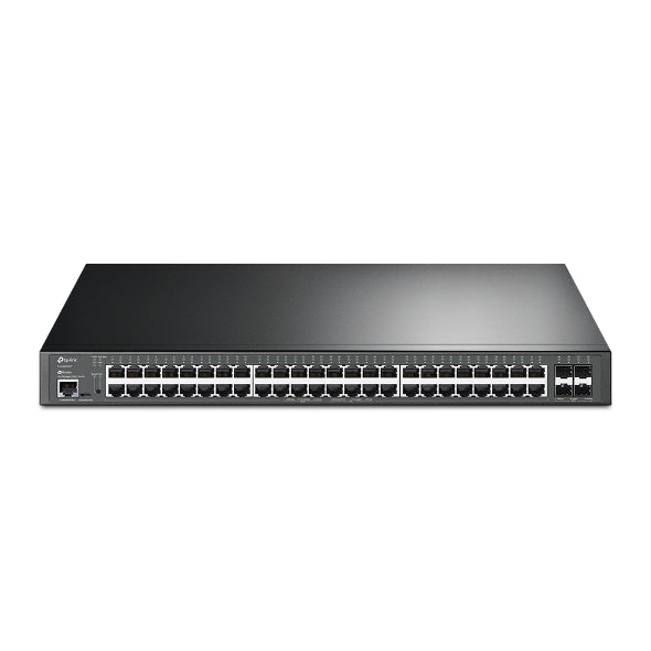 TP-Link SG3452XP Omada 48-Port PoE+ Gigabit L2+ Managed Switch with 4 10GE SFP+ Slots, Integration with Omada SDN Controller,Static Routing, OAM, DDM