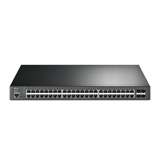 TP-Link SG3452XP Omada 48-Port PoE+ Gigabit L2+ Managed Switch with 4 10GE SFP+ Slots, Integration with Omada SDN Controller,Static Routing, OAM, DDM