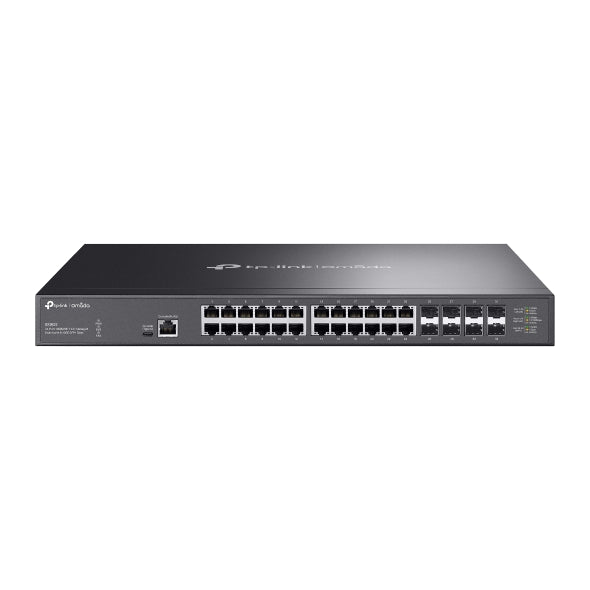 TP-Link SX3832 Omada 24-Port 10GBASE-T L2+ Managed Switch with 8 10GE SFP+ Slots (SX3832)ï¼›24x 1/2.5/5/10 Gbps RJ45 portsï¼›8x 1/10 Gbps SFP+ slots; 640