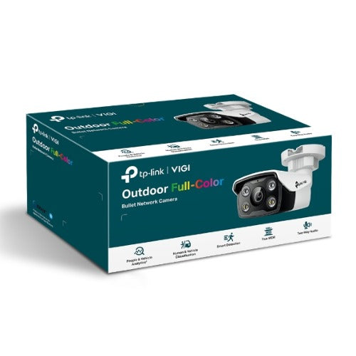 TP-Link VIGI 5MP C350(6mm) Full-Colour Bullet Network Camera 6mm Lens, Two-Way Audio, Smart Detection, VIGI C350(6mm)